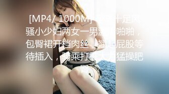 [MP4/ 1000M] 孕味十足风骚小少妇两女一男激情啪啪，包臀裙开档肉丝，翘起屁股等待插入，骑乘打桩大力猛操肥臀