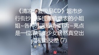 《清凉一夏极品CD》超市步行街抄底多位颜值爆表的小姐姐~各种齐逼短裙骚T内~亮点是一位清纯美少女居然真空出门相当反差 (7)