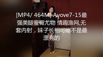 [MP4/ 464M] Avove7-15最强美腿蜜臀尤物 情趣渔网,无套内射，妹子长相可能不是最漂亮的