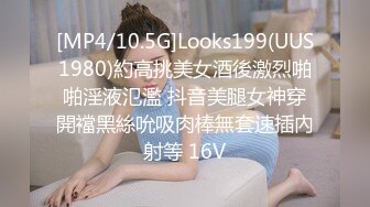 [MP4/10.5G]Looks199(UUS1980)約高挑美女酒後激烈啪啪淫液氾濫 抖音美腿女神穿開襠黑絲吮吸肉棒無套速插內射等 16V