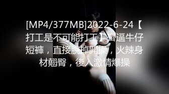 [MP4/377MB]2022-6-24【打工是不可能打工】齊逼牛仔短褲，直接脫掉開操，火辣身材翹臀，後入激情爆操