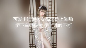 可爱卡哇伊美女高速桥上啪啪 桥下车辆驶过 桥上呻吟不断