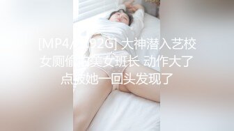 [MP4/ 1.92G] 大神潜入艺校女厕偷拍美女班长 动作大了点被她一回头发现了